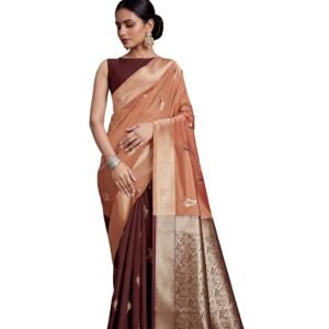 PHEASANT Woman's Banarasi Soft Silk saree