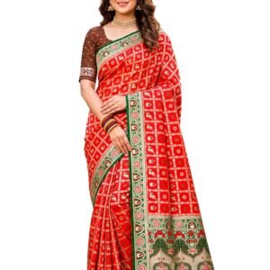 Women's Banarasi Silk Kanjivaram Saree